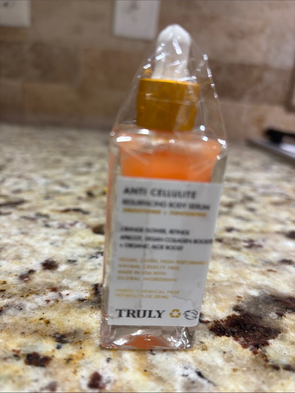 TRULY Anti-Cellulite Firming Body Serum - Orange and Gold